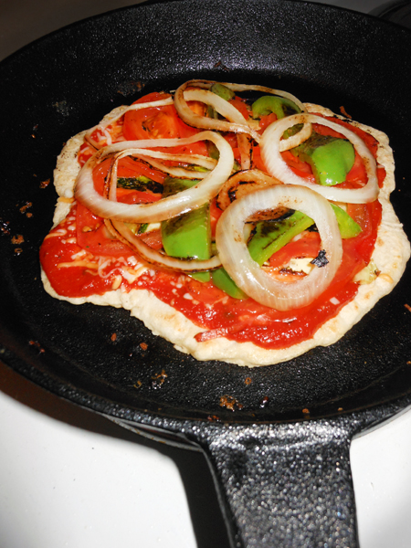 cast iron skillet gourmet pizza